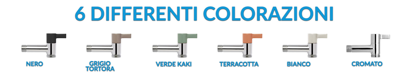 colorazioni rubinetti echo tap colortap aquapoint