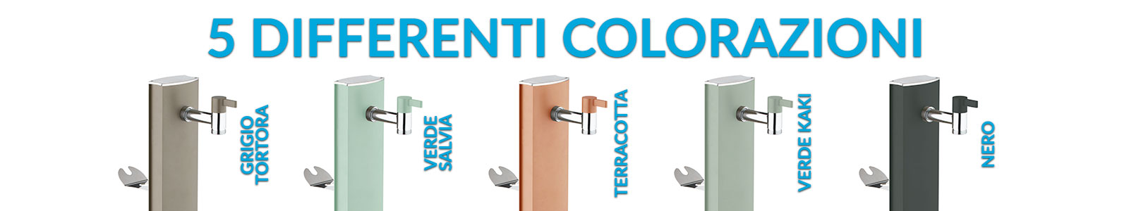 colorazioni colonnine acqua Totem Aquapoint