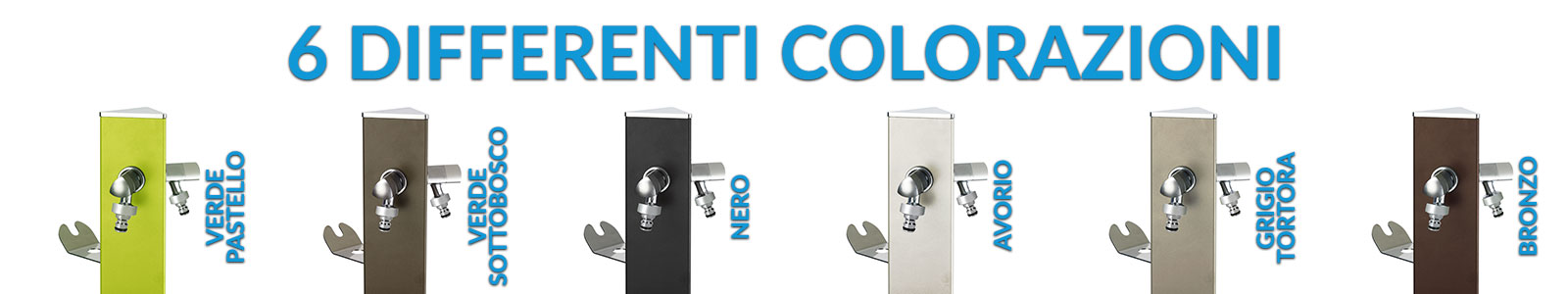 COLORAZIONE colonnina trinagle aquapoint