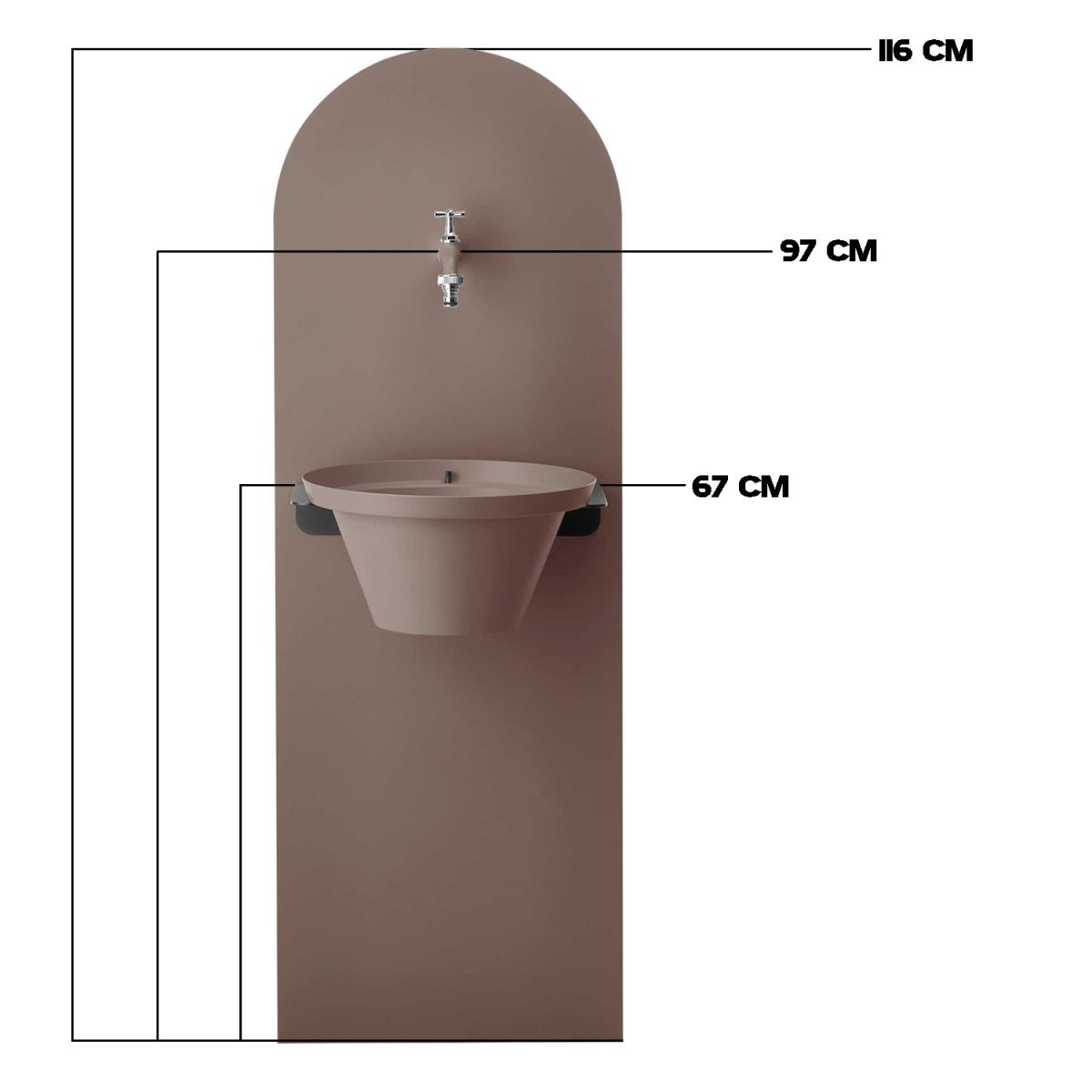 dimensioni fontana aquapoint