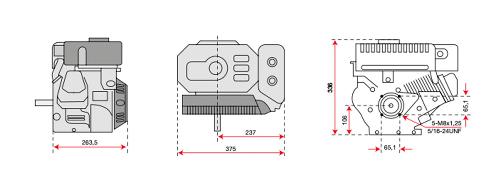 dimensioni motore emak k800h