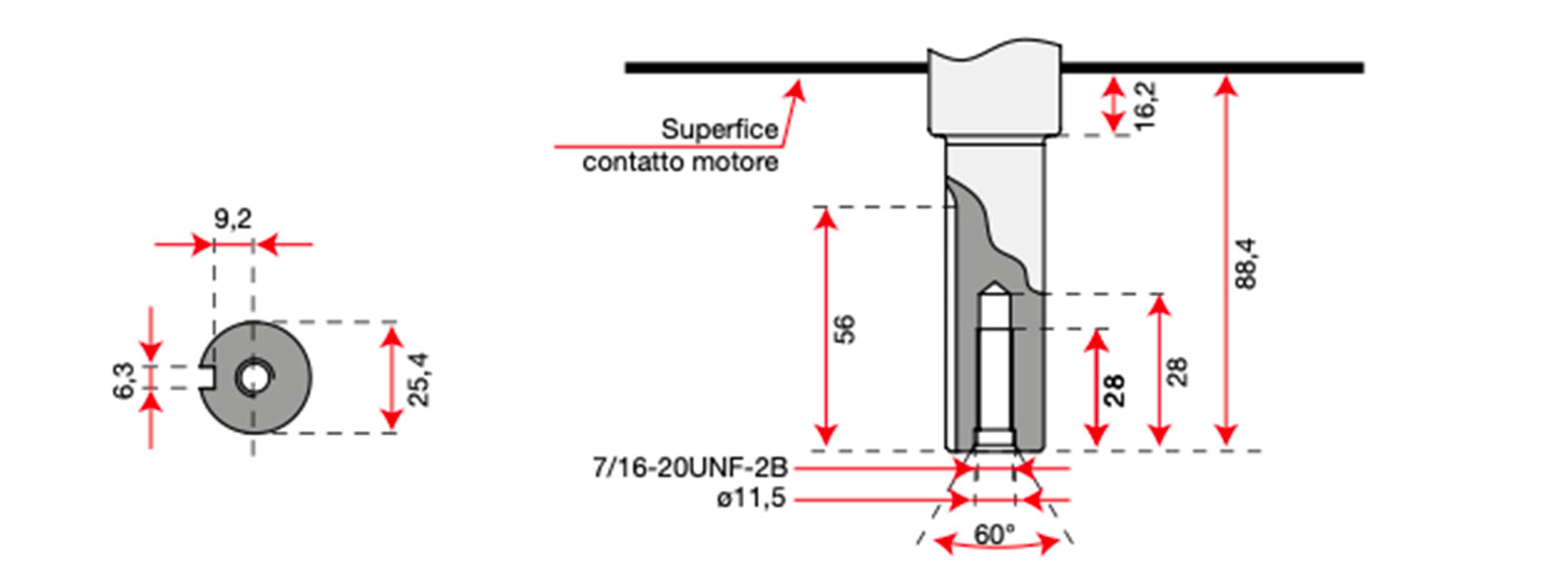 dimensioni motore emak k1100h