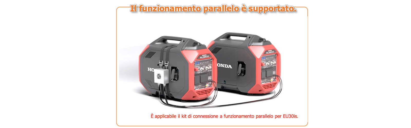 funzione parallelo generatore di corrente honda eu32i