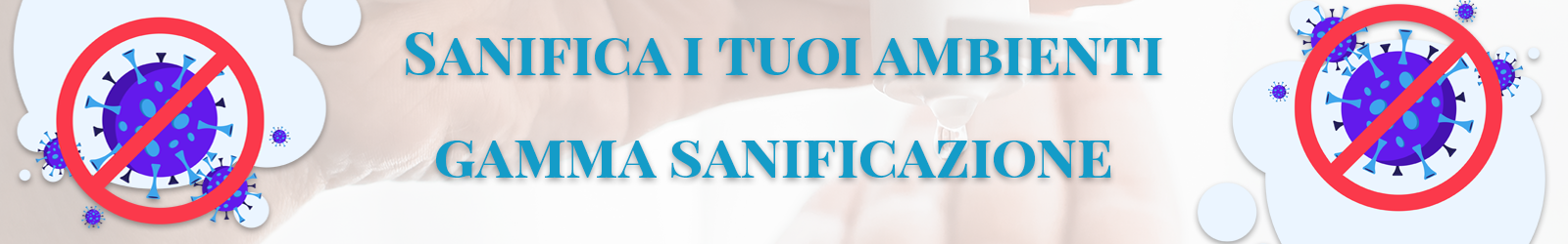 banner prodotti sanificazione