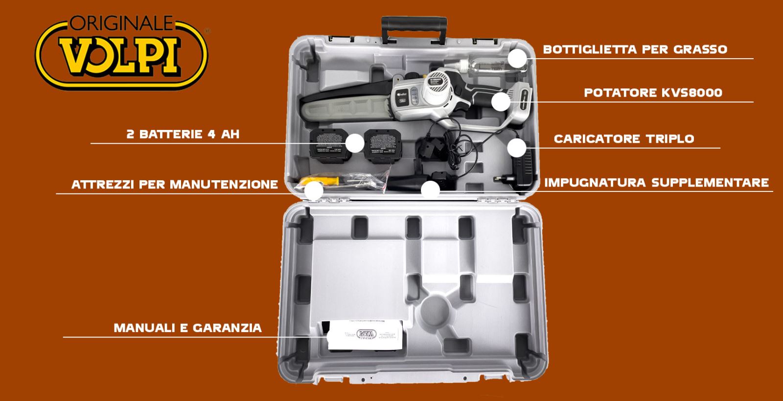 contenuto potatore kvs8000 volpi