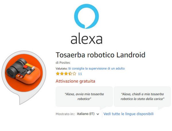 skill alexa robot rasaerba landroid worx