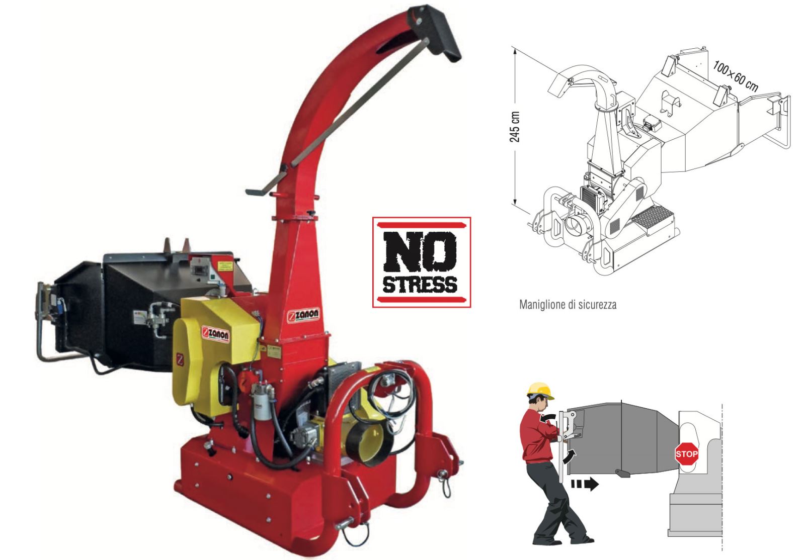 biotrituratore per trattori bio160t zanon