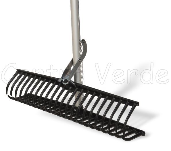 Rastrello Spider Green Double Rake con Manico in Alluminio e guanti OMAGGIO