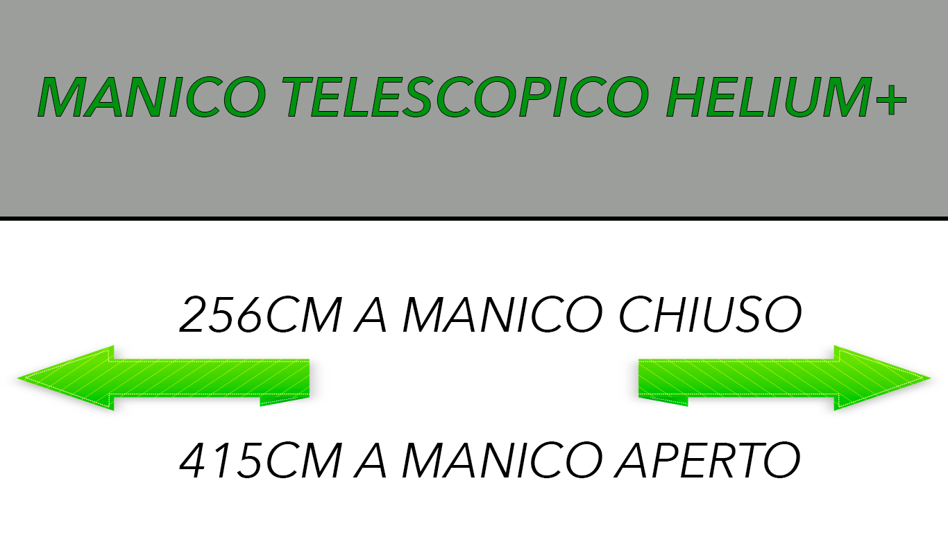 Svettatoio a Batteria Telescopico Orientabile Taglio ?35mm Archman Helium+ 415cm