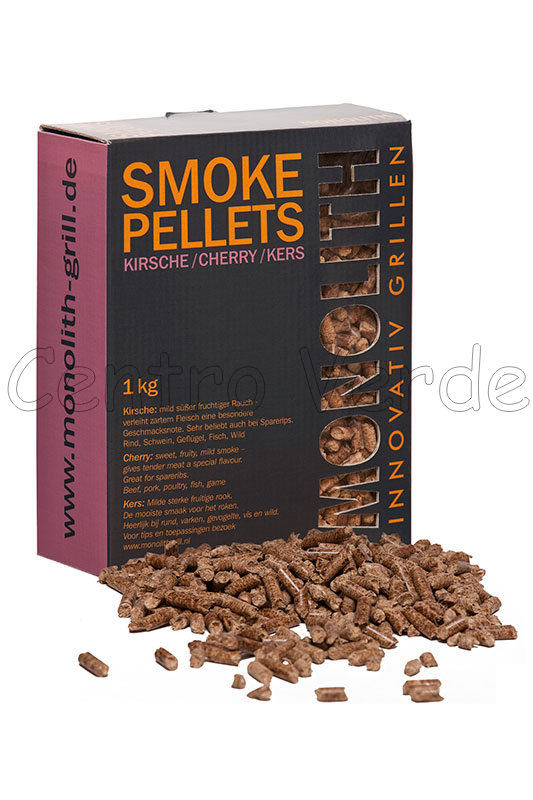 Pellet Di Legna Aroma Ciliegio Monolith Per Affumicare E Aromatizzare