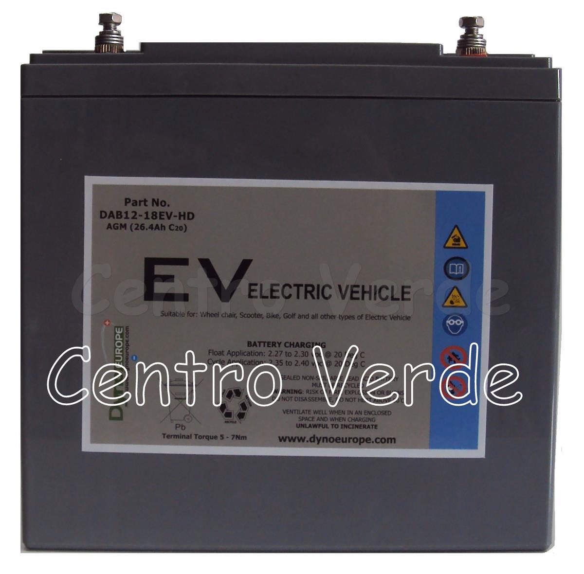 batteria 12 v per carriole elettriche