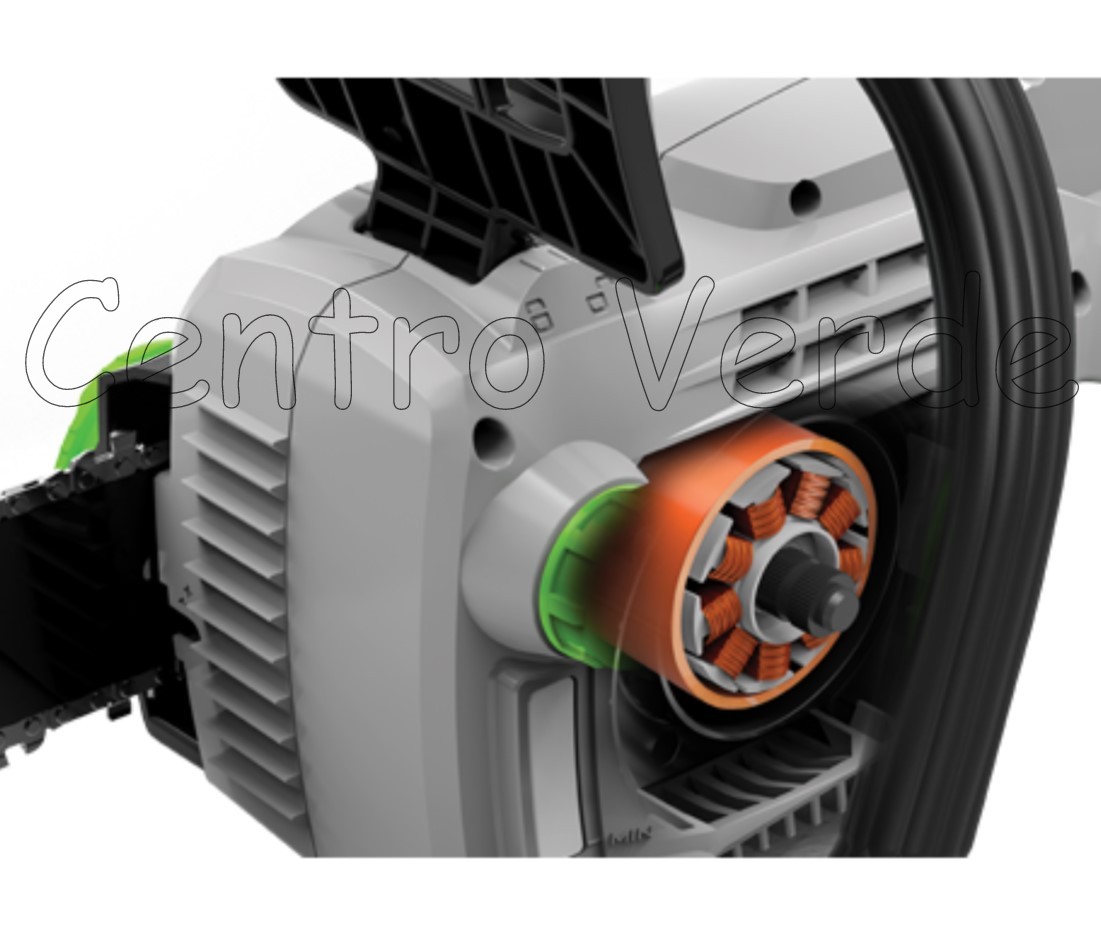 freno catena e freno elettrico motosega a batteria ego power