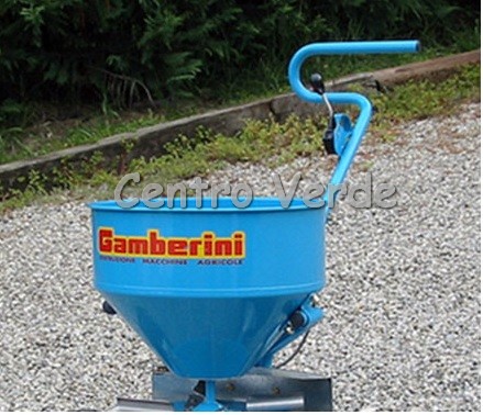 Spargisale Gamberini F80 / 2000 a Spinta con Limitatore Zincato a Caldo da 25 lt