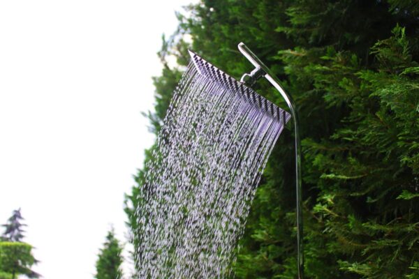 Doccia da esterni Showerpoint 406 Aquapoint in alluminio 220cm (4 COLORAZIONI) - immagine 4