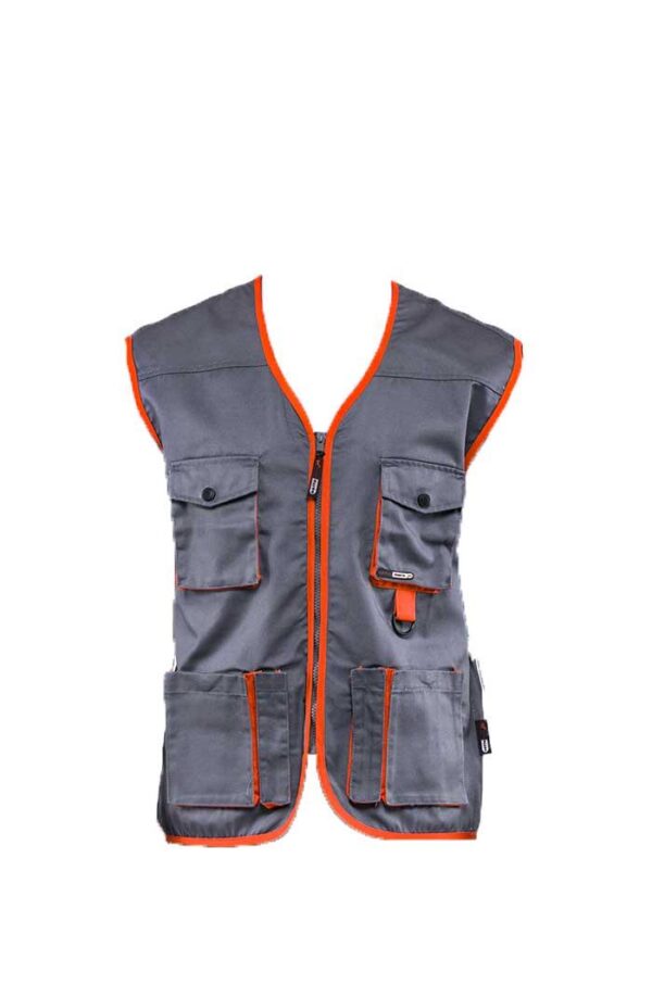 Gilet  spazio SJ Grigio/Arancio