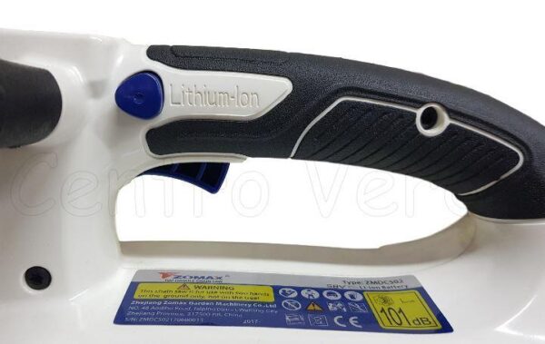 Motosega da Potatura ZOMAX ZMDC 502 Carvin Batteria 4 A da 58 V e Carica INCLUSI - immagine 7