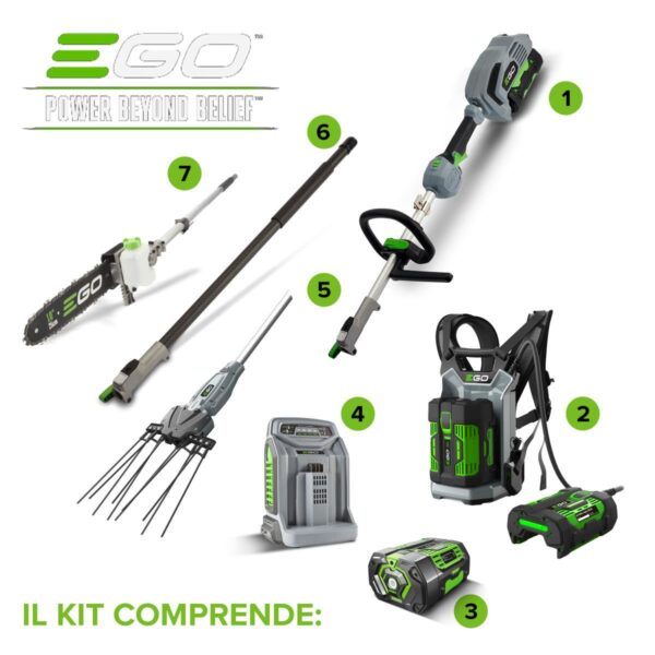 PROMO Kit Raccolta Olive Ego Power PH1400E con Zaino, Batteria 7,5 Ah e Carica - immagine 9