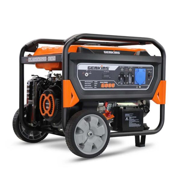 Generatore a Benzina 4T portatile GK6000E 5.5 Kw Genkins