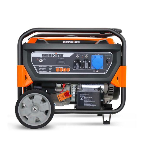 Generatore a Benzina 4T portatile GK6000E 5.5 Kw Genkins - immagine 2