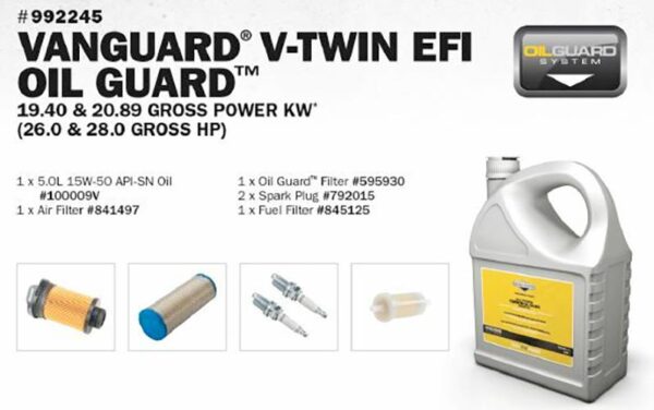 Kit service Vanguard per motori Efi and Oil-Guard