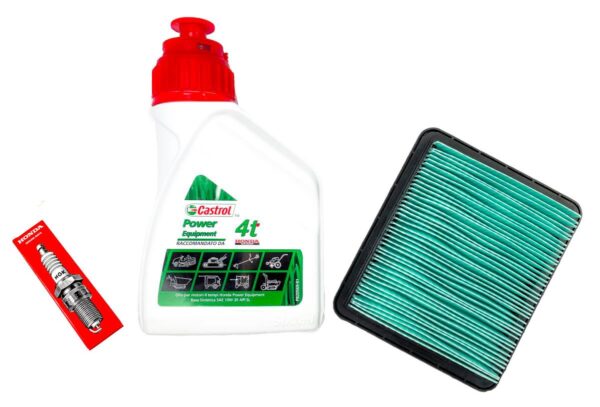 Service Kit Honda - Olio lubrificante + candela motore + filtro aria