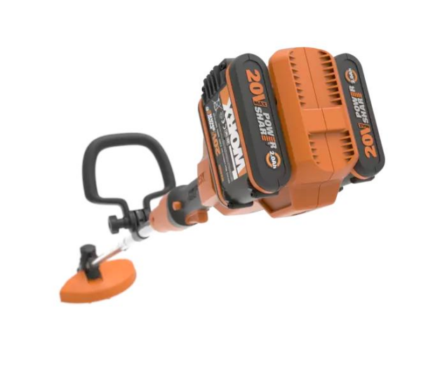 Trimmer a batteria 40V Worx WG183E con 2 batteria 2Ah e Caricatore - immagine 7